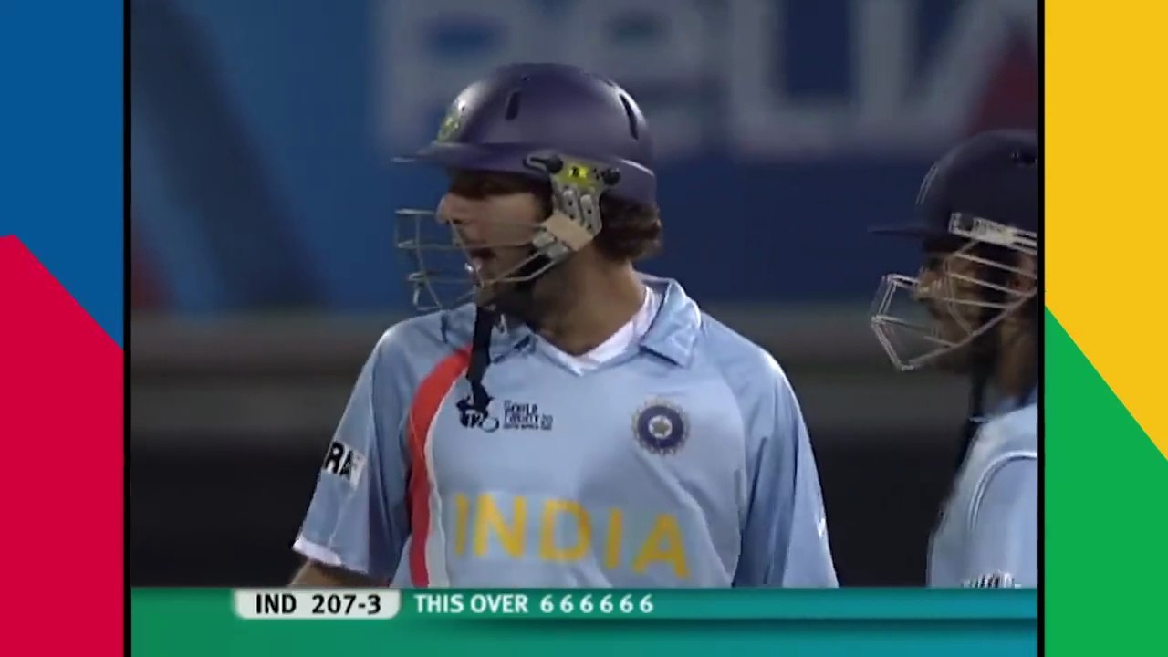 Yuvraj Singh Six Sixes in an Over - India vs England in T20 World Cup 2007