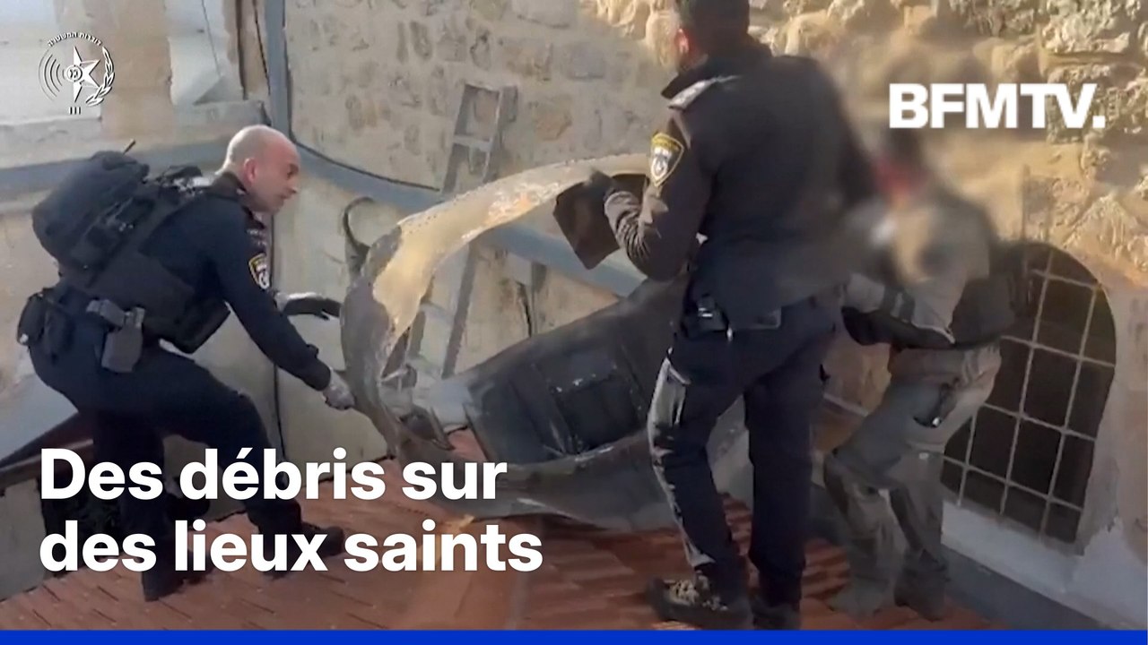 Guerre au Moyen-Orient: des débris de missiles sont tombés sur des lieux saints à Jérusalem, selon la police israélienne