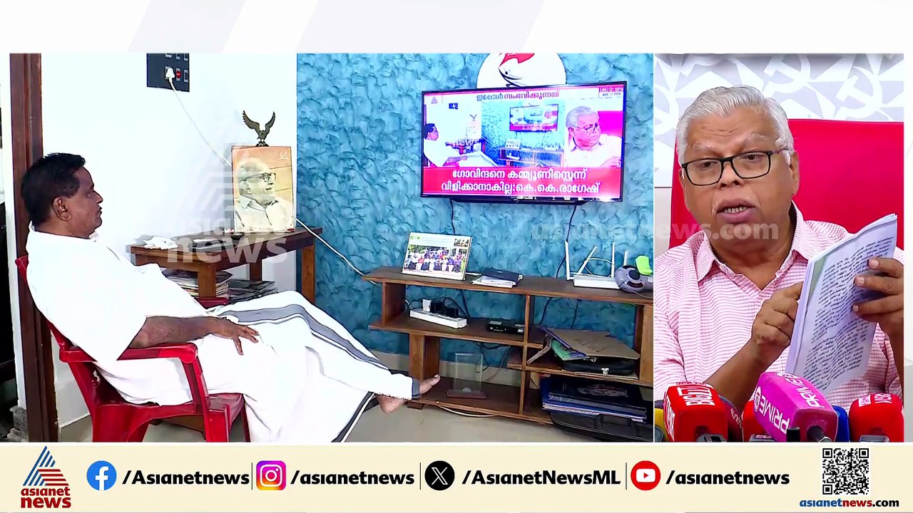 ടി.കെ ഗോവിന്ദൻ പറഞ്ഞത് പച്ചക്കള്ളം, ആന്തൂർ സാജൻ്റെ മരണത്തിൽ പി. കെ ശ്യാമളക്ക് പങ്കില്ല:എം വി ജയരാജൻ