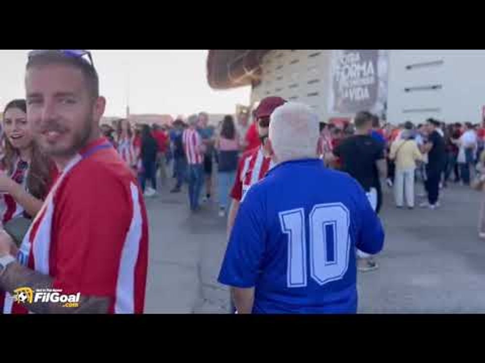 كاميرا في الجول تصحبكم لجولة خارج ملعب واندا ميتروبوليتانو قبل انطلاق دربي مدريد