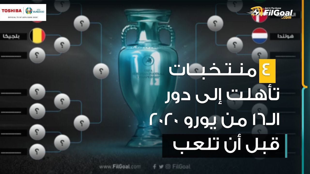 تعرف على 4 منتخبات تأهلت إلى دور الـ16 من يورو 2020 قبل أن تلعب