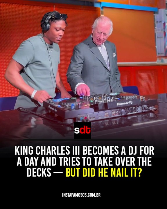 King Charles III becomes a DJ for a day and tries to take over the decks — but did he nail it?