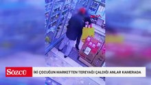 Sultangazi’de iki çocuğun marketten tereyağı çaldığı anlar kamerada