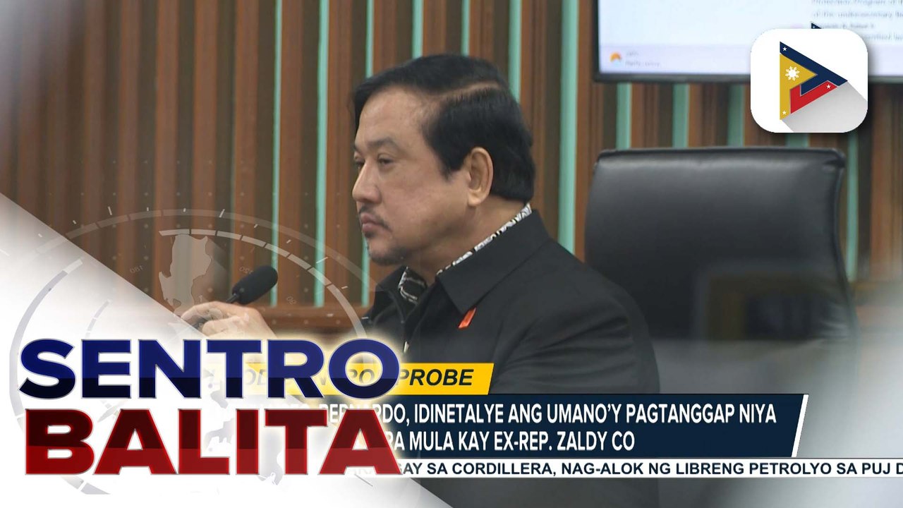 Dating DPWH Usec. Bernardo, humarap ngayong araw sa pagdinig ng Sandiganbayan; Bernardo, idinetalye ang umano’y pagtanggap niya ng pera mula kay dating Rep. Zaldy Co | ulat ni Rod Lagusad