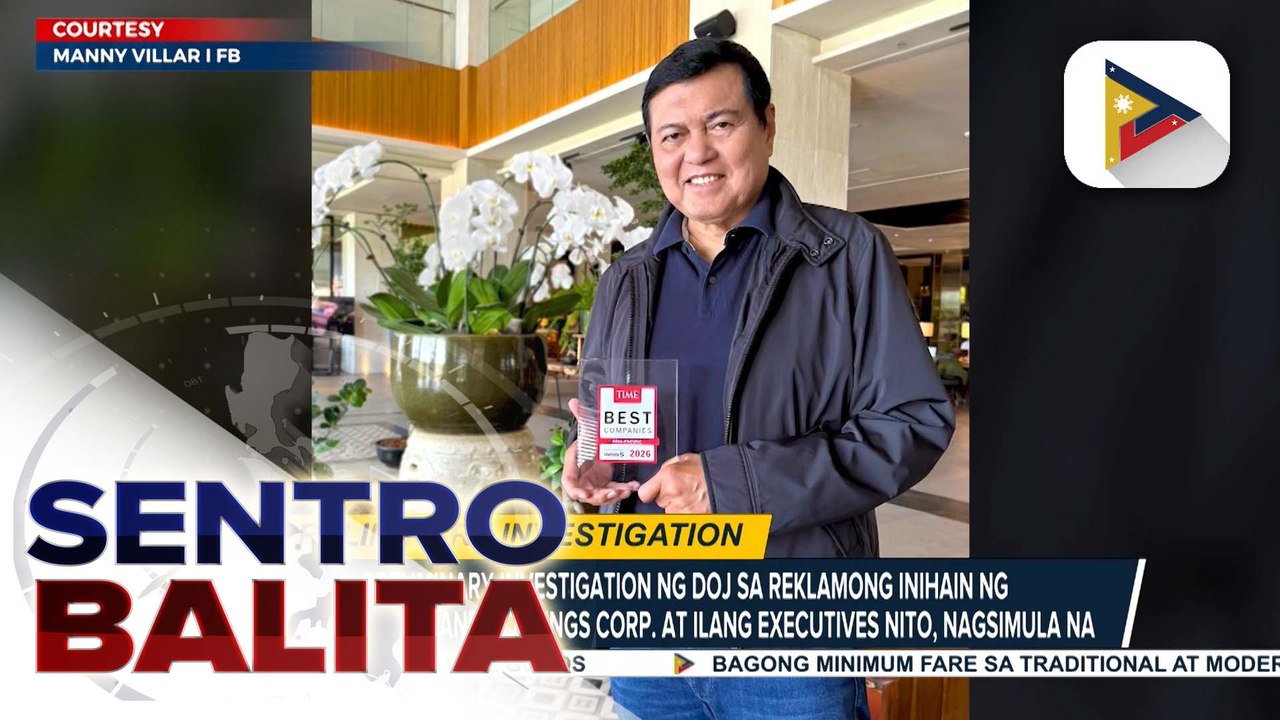 Hirit na extension ng pamilya Villar at ilan pang executives ng Villar Land Holdings Corp. sa pagsusumite ng counter-affidavit, pinayagan ng DOJ; respondents, inatasan na manumpa sa Panel of Prosecutors | ulat ni RR Tubice