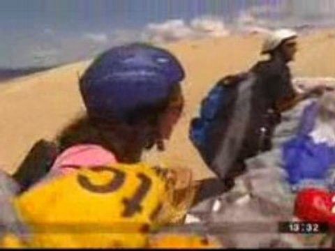 Parapente pyla wagas france2 JT 13h