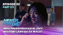 Never Say Die: Mga pinaghirapan ni Joey, mauuwi lang ba sa wala? (Episode 32 - Part 1/3)