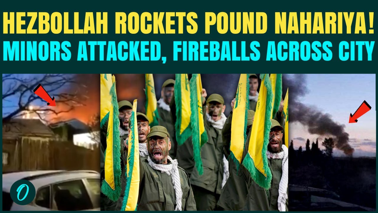 Hezbollah BOMBS Israel’s Nahariya BREAKING: 6 Israelis Injured as Hezbollah Rockets RAIN Down