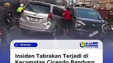 Kecelakaan Pagi Hari di Jalan Gunung Batu, Dua Mobil Terlibat Insiden di Wilayah Kecamatan Cicendo