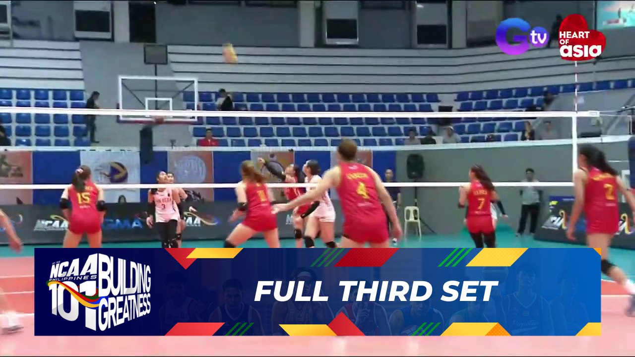 FULL THIRD SET (Quarterfinals) - San Beda Lady Red Spikers vs Mapua Lady Cardinals | NCAA Season 101