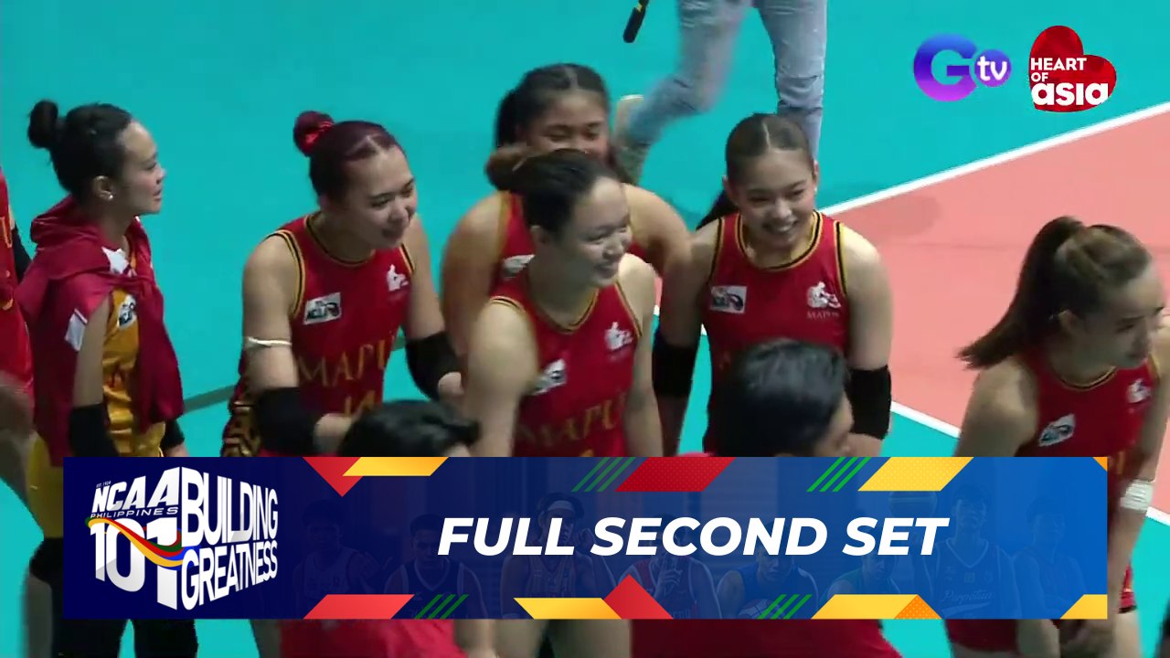 FULL SECOND SET (Quarterfinals) - San Beda Lady Red Spikers vs Mapua Lady Cardinals | NCAA Season 101