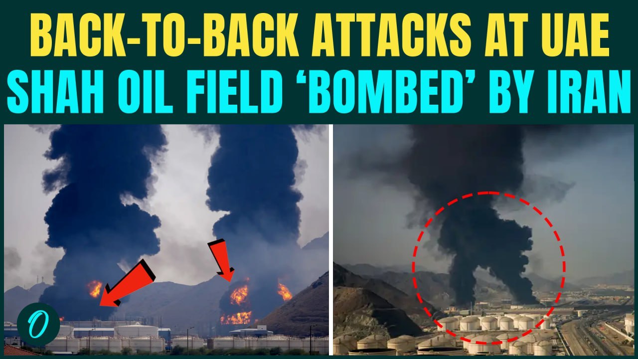 After Fujairah Attack, Shah Oil Hub ‘BURNED’ by Iran | UAE Oil Fields In FLAMES!  Iran War BREAKING
