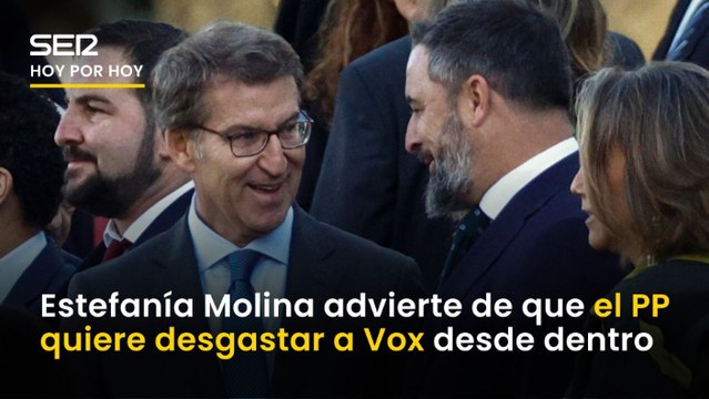 Estefanía Molina destapa la trampa que oculta la oferta de Feijóo a Vox: Quiere hacerles lo mismo que Sánchez a Podemos