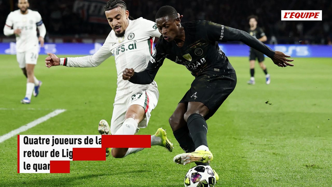 Qui sont les joueurs menacés de suspension pour le quart de finale aller de la Ligue des champions ? - Foot - Ligue des champions