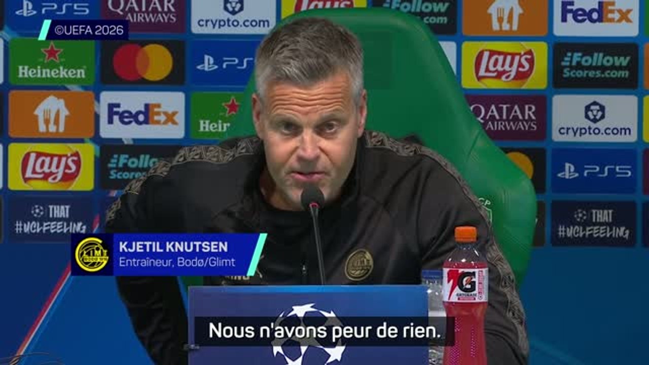Bodø/Glimt - Knutsen : "Nous n'avons peur de rien"