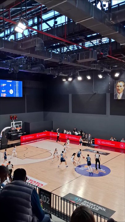 İlk Çeyrek Sonucu - Beşiktaş 17-14 Emlak Konut - Basketbol Gençler Ligi Kızlar 11. Hafta