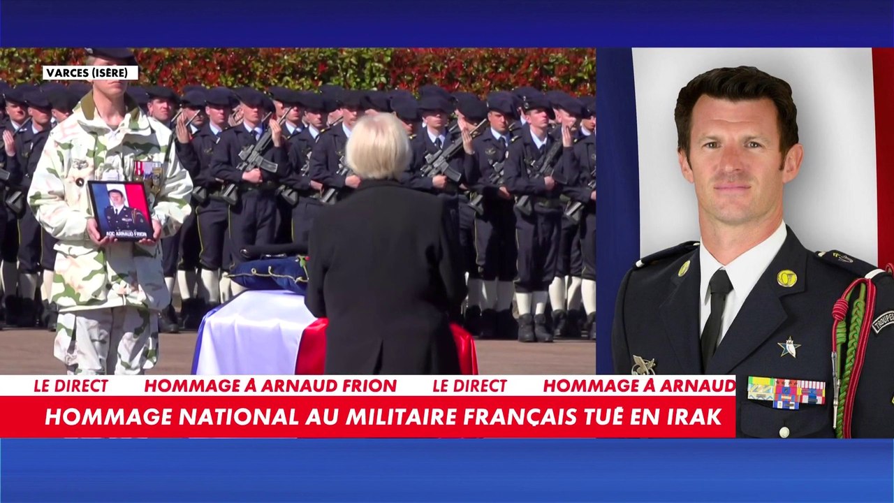 Hommage national à Arnaud Frion, militaire français tué en Irak