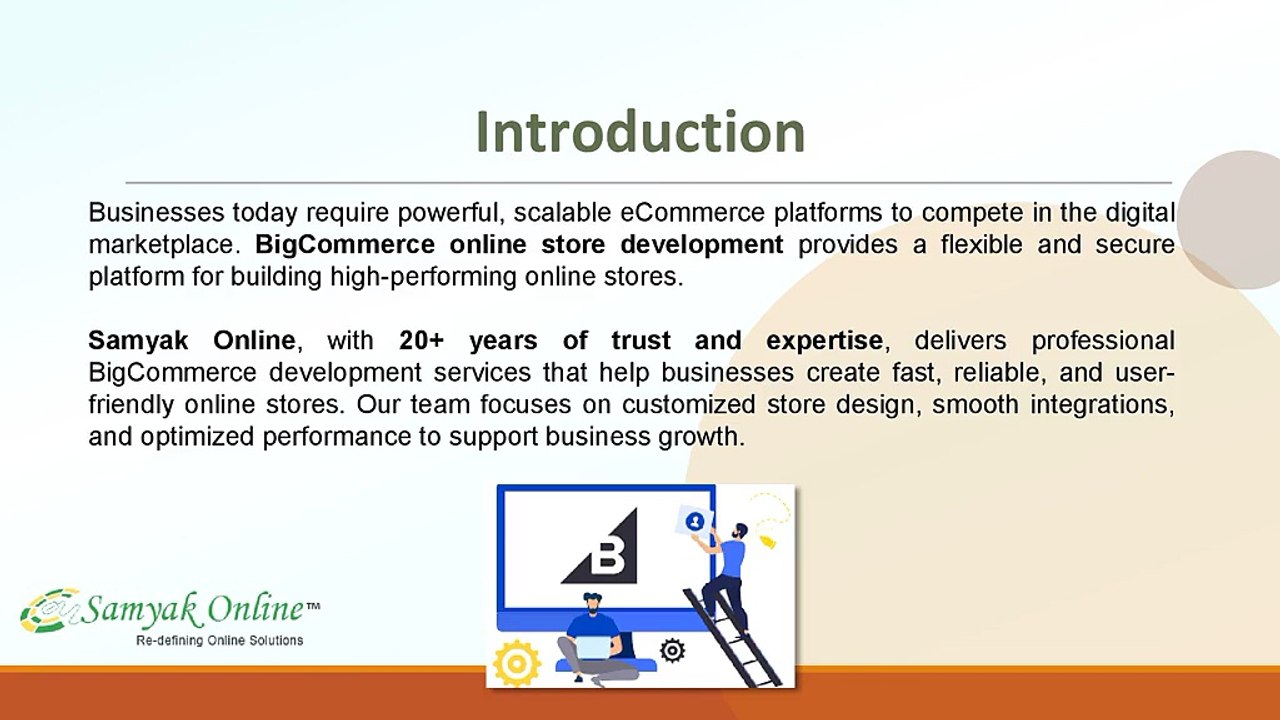 BigCommerce Online Store Development by Samyak Online