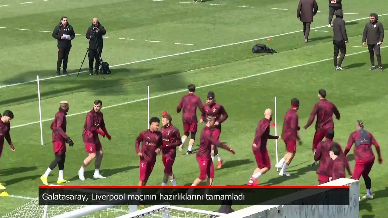 Galatasaray'da Liverpool maçı hazırlıkları tamamlandı