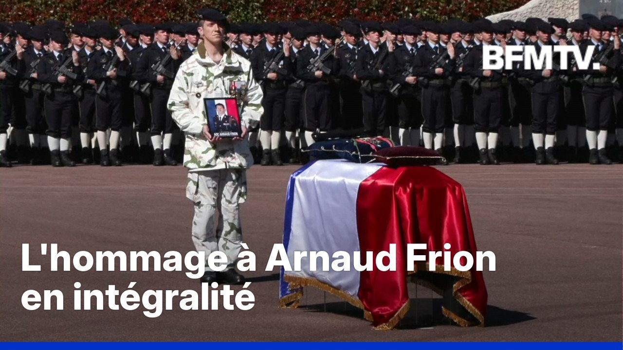 Guerre au Moyen-Orient: l'hommage national à Arnaud Frion, soldat tué en Irak
