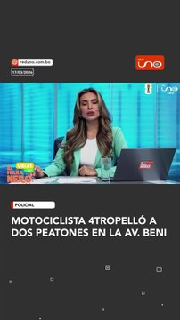 Un motociclista protagonizó un grave accidente al atropellar a dos peatones, presuntamente debido a que circulaba a exceso de velocidad