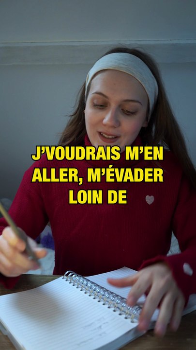 J'voudrais m'en aller, m'évader loin de tout