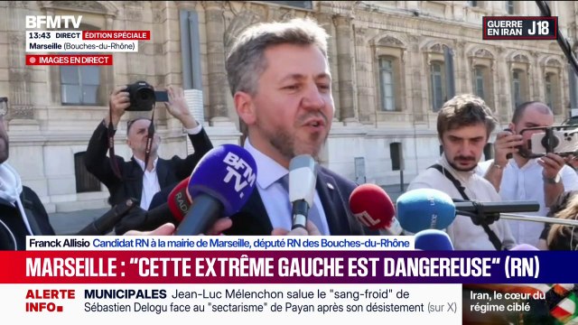 Mairie de Marseille: Franck Allisio (RN) demande le retrait de la liste de Martine Vassal