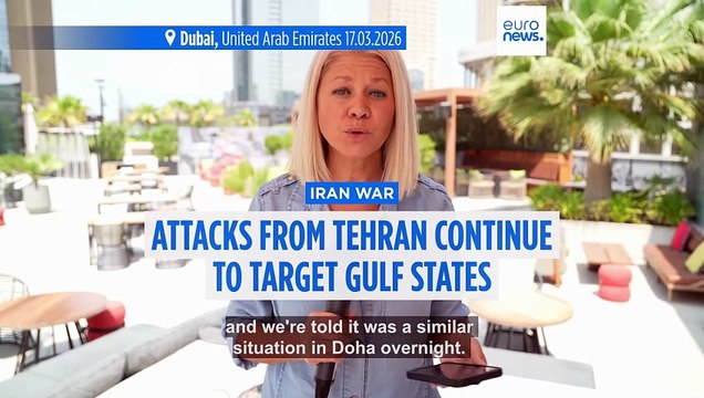 UAE briefly closes airspace after reporting new wave of attacks as Iran war rolls into its 18th day