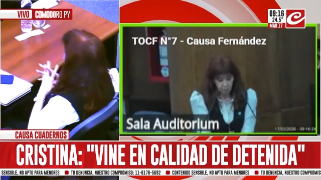 Cristina Kirchner: Estamos inmersos en causas de jueces y fiscales corruptos