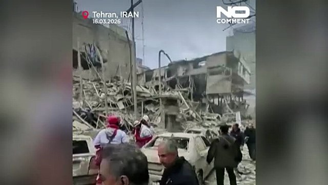 إيران: صور تظهر دمارا واسعا في طهران بعد غارات إسرائيلية مشتبه بها