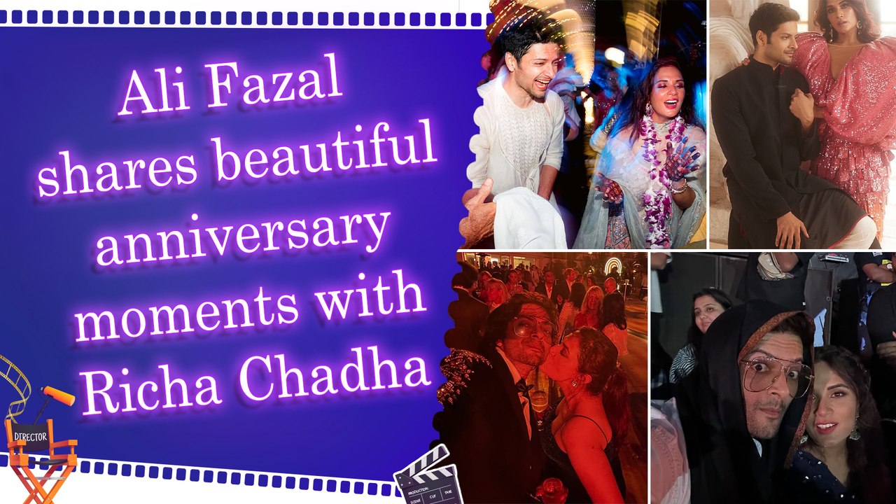 Ali Fazal celebrates anniversary with wife Richa Chadha, shares romantic pictures and heartfelt note