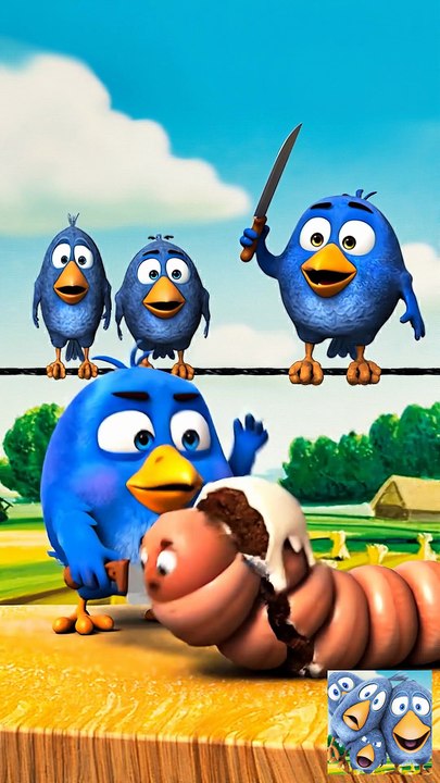 Wait for the slice... 😳 Talking Birds On A Wire Game