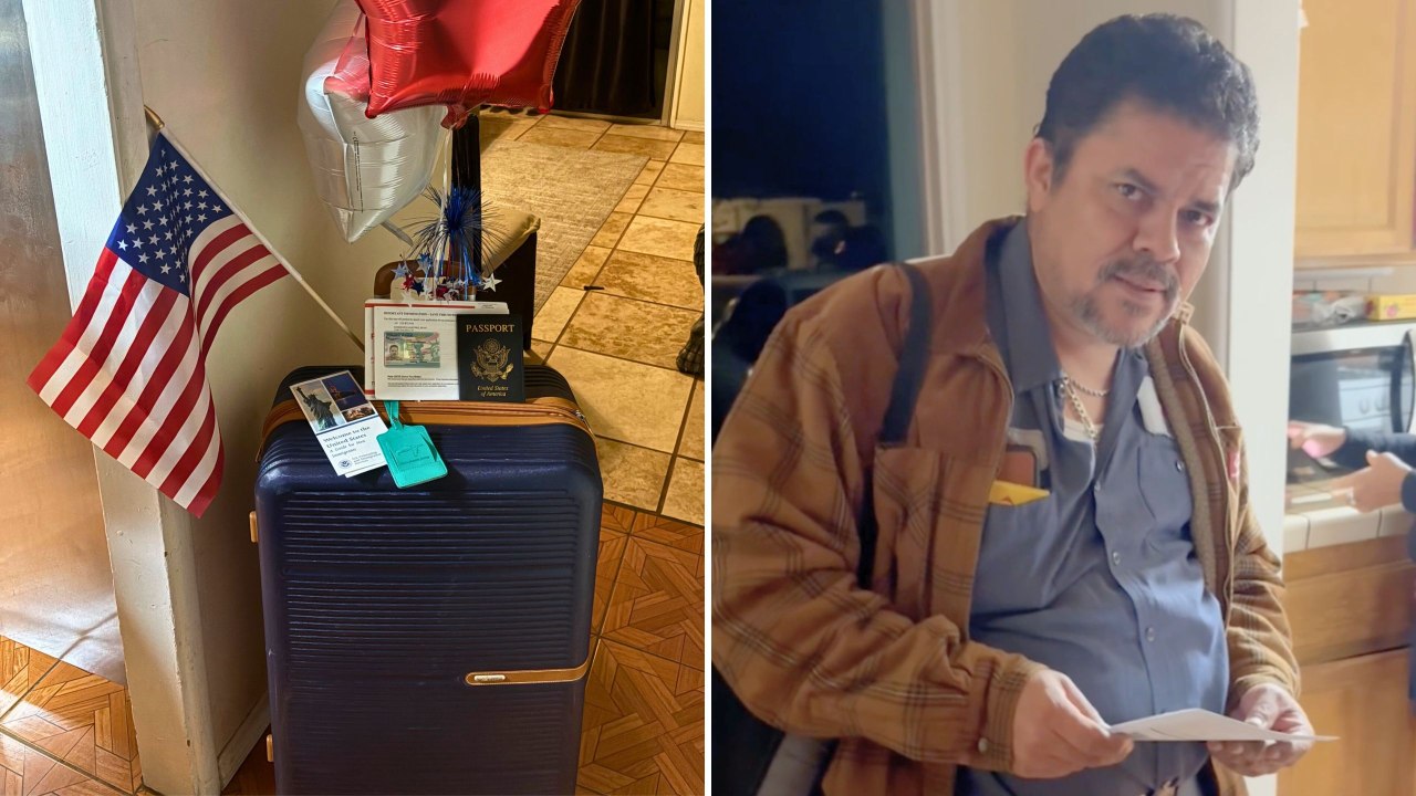 Immigrant Dad Who Moved To US Aged 13 And Longed To Visit Family Gets Surprised With Green Card After 30 Years | Happily TV