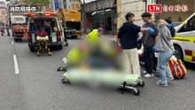超車穿越2大車間不慎！桃園女騎士、女嬰 遭曳引車輾過命危