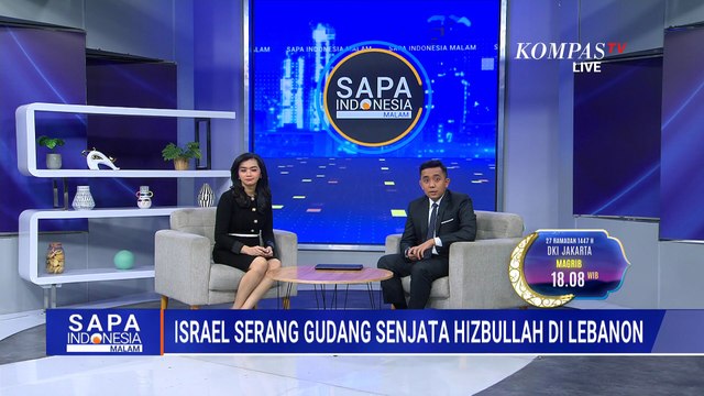 Israel Rilis Rekaman Serangan ke Gudang Senjata Milik Hizbullah di Lebanon | SAPA MALAM