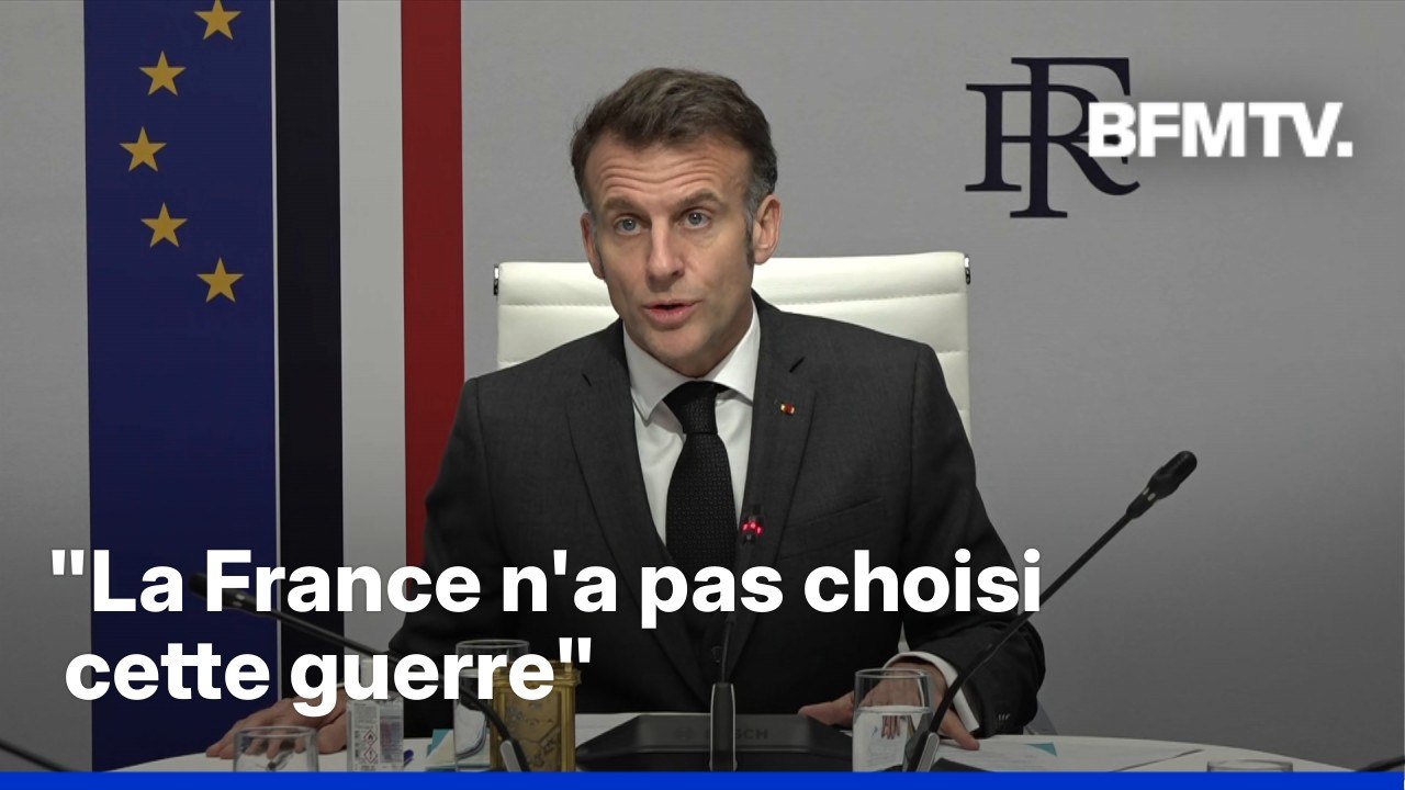 Guerre au Moyen-Orient: le point en intégralité d'Emmanuel Macron avant le conseil de défense