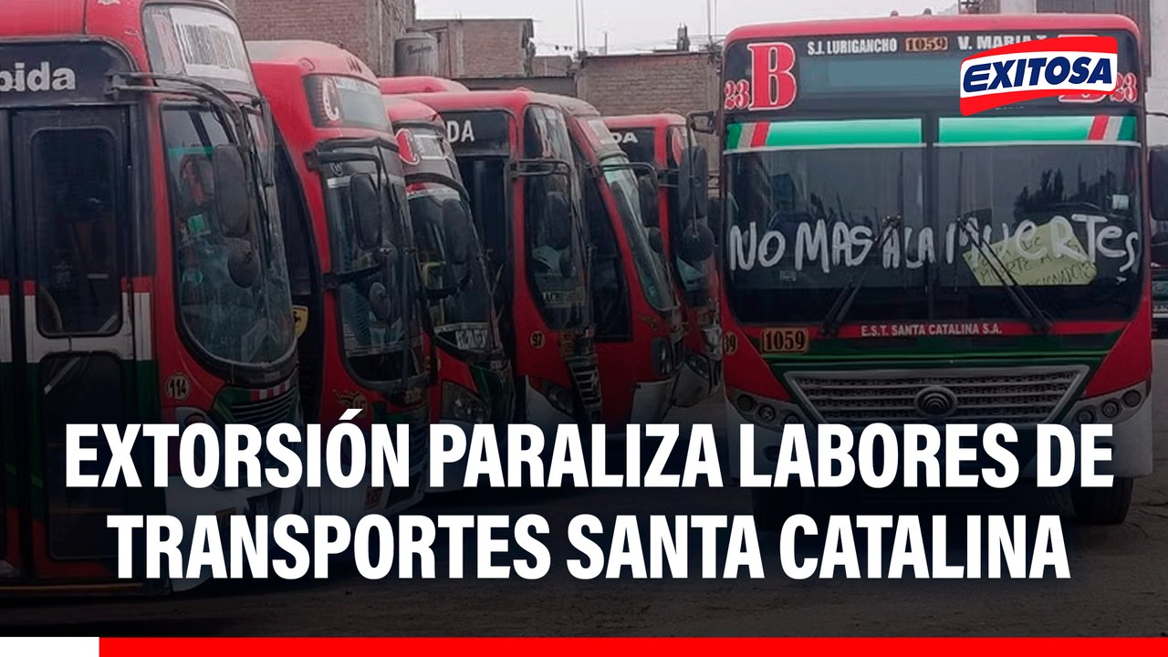 Extorsión paraliza labores de transportes Santa Catalina: Conductores no salen a trabajar por miedo a sufrir atentados