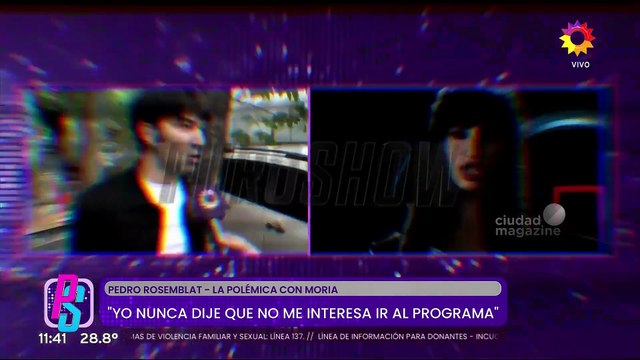 Pedro Rosemblat habló tras las críticas de Moria Casán y lanzó una frase filosa: “No sé si iría”