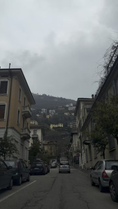 Arriving in Como, Italy by car 🇮🇹 with the first views of Lake Como already feeling magical. ✨