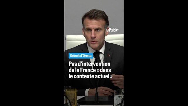 La France pas prête à intervenir dans le détroit d'Ormuz