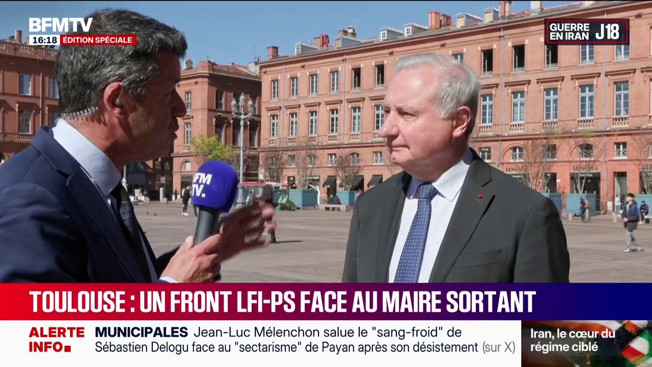 Municipales 2026: le maire sortant de Toulouse Jean-Luc Moudenc (DVD) réagit à la fusion PS/LFI