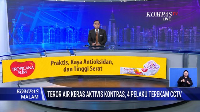 Pelaku Penyiraman Air Keras Aktivis Andrie Yunus Buntuti Korban Sebelum Beraksi | KOMPAS MALAM