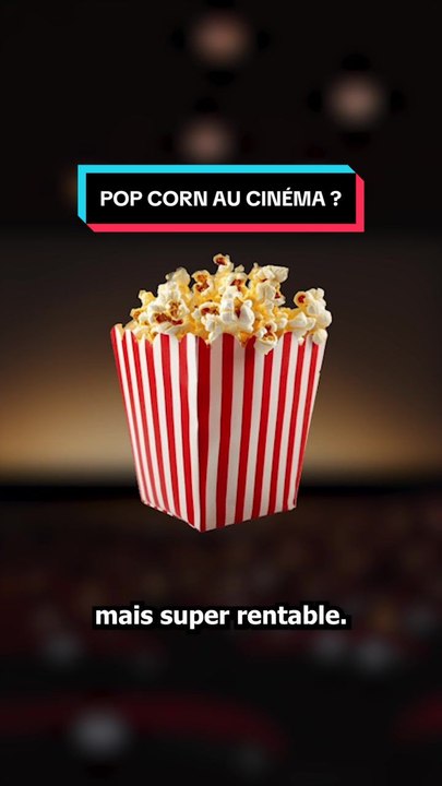 Les pop-corn au cinéma