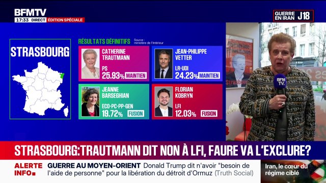 J'agis en toute liberté assure Catherine Trautmann, candidate PS à la mairie de Strasbourg
