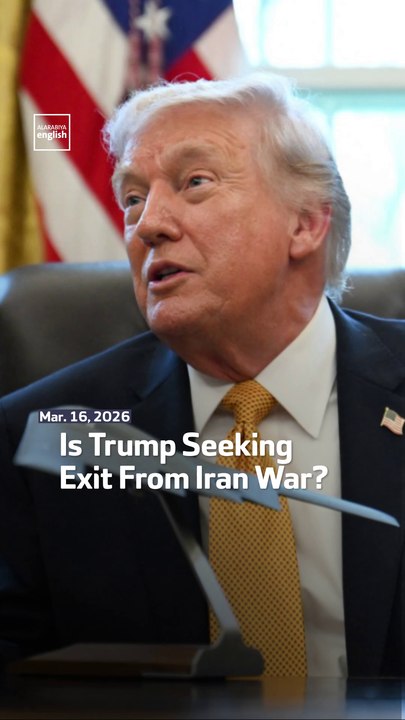 Is Trump Seeking Exit From Iran War?