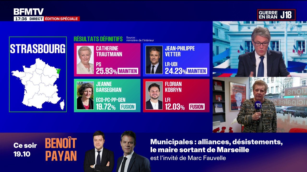 "Je laisse à Olivier Faure sa responsabilité" réagit Catherine Trautmann, candidate PS à la mairie de Strasbourg