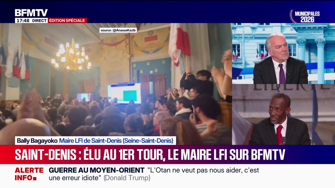 Municipales 2026: "Saint-Denis a toujours été un territoire de résistance", affirme Bally Bagayoko, le nouveau maire LFI