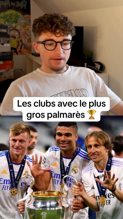 Les clubs avec le plus gros palmarès 🏆 #foot #football #palmares