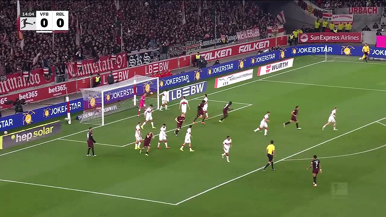 Stuttgart Wins Top Four Clash! | VFB STUTTGART - RB LEIPZIG | Highlights