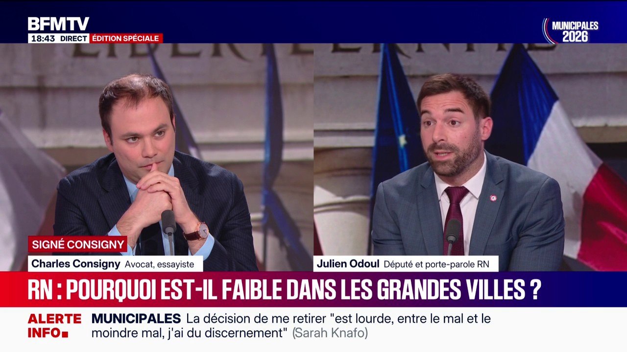 “Nos maires ont montré par leur travail (...) qu’ils avaient le niveau et toute la confiance de leurs concitoyens”, affirme Julien Odoul, député et porte-parole du RN
